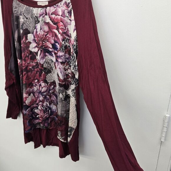 Dressbarn Floral Blouse Top  Sz 3X Plus Size Women's A4 - Picture 7 of 7